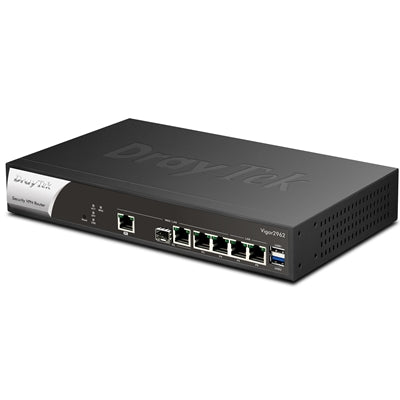 DrayTek Vigor 2962 Dual-WAN VPN Router 2.5GbE 2.2Gbps Enterprise DrayTek Vigor 2962 Dual-WAN VPN Router 2.5GbE 2.2Gbps Enterprise